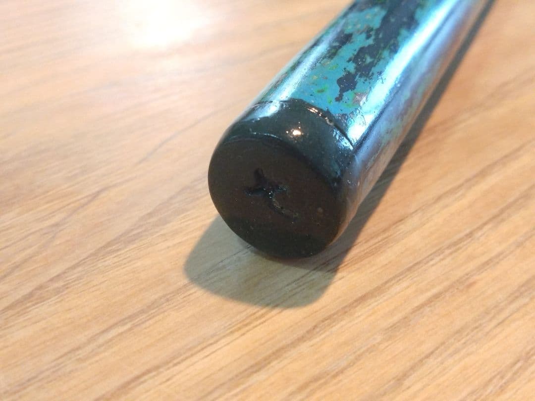 ハンドメイド品】篠笛 京都篠竹 七本調子 七穴 お囃子 唄用 緑 ④