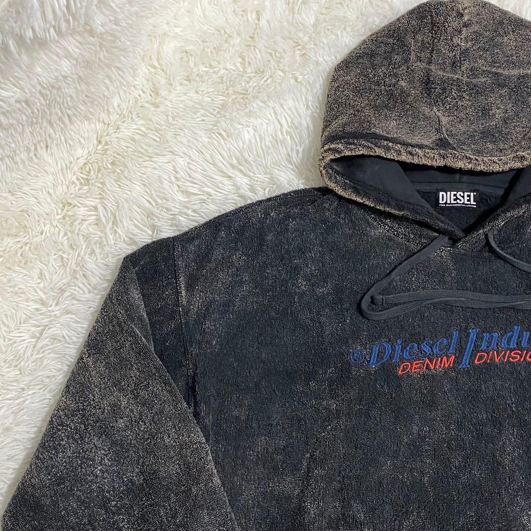 美品】DIESEL プルパーカー ガーメントダイ アシッドウォッシュ L