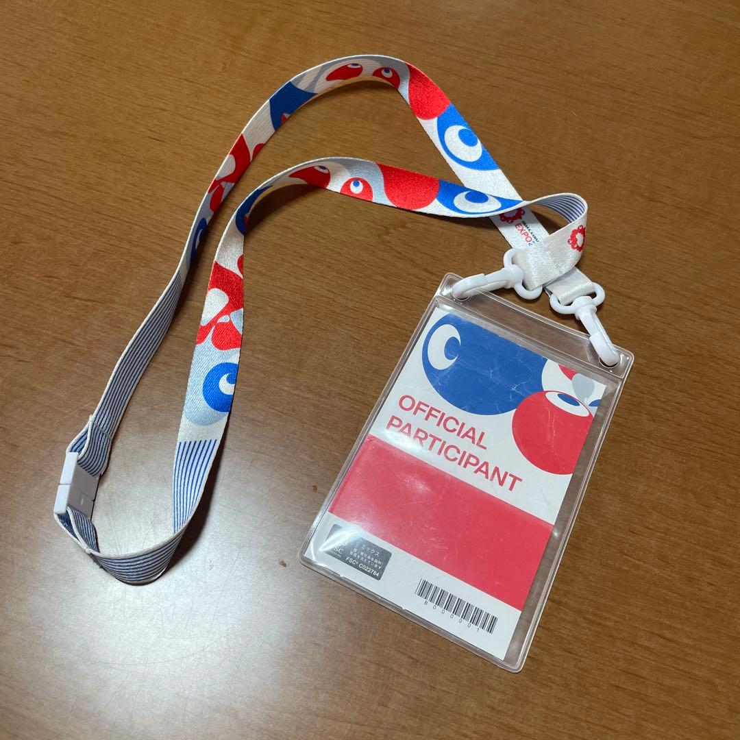 万博　OFFICIAL PARTICIPANT ストラップ