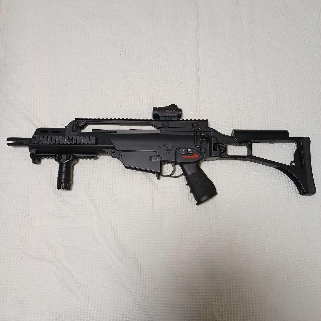 東京マルイ 次世代電動ガンG36Cカスタム、SBD付ドットサイト付マガジン