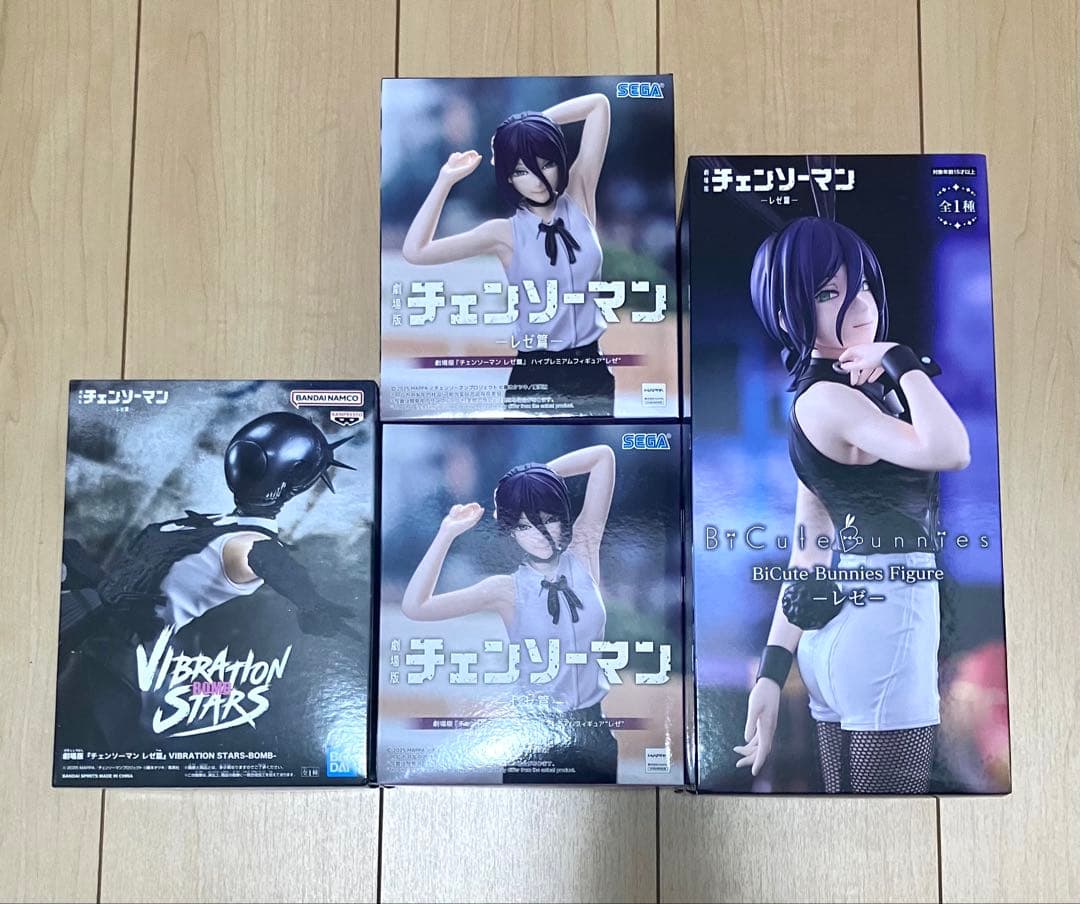 チェンソーマン レゼ篇　レゼ フィギュア 4個セット