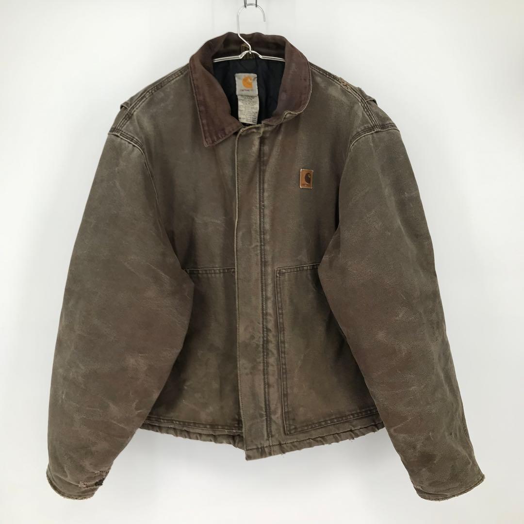 カーハート　トラディショナルジャケット　L　ブラウン　アメリカ製