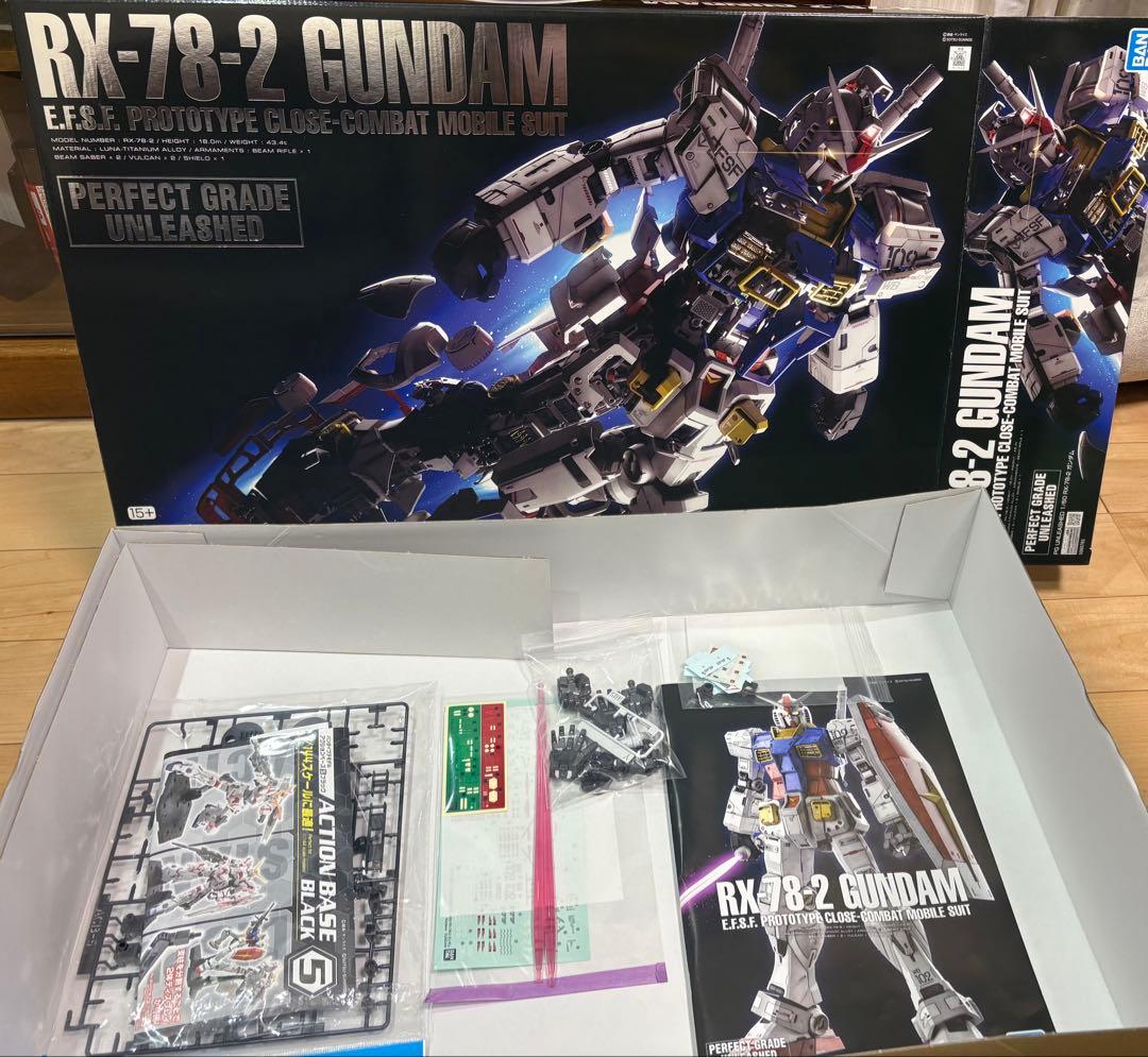 PG UNLEASHED 1/60 RX-78-2 ガンダム拡張付 PGU完成品