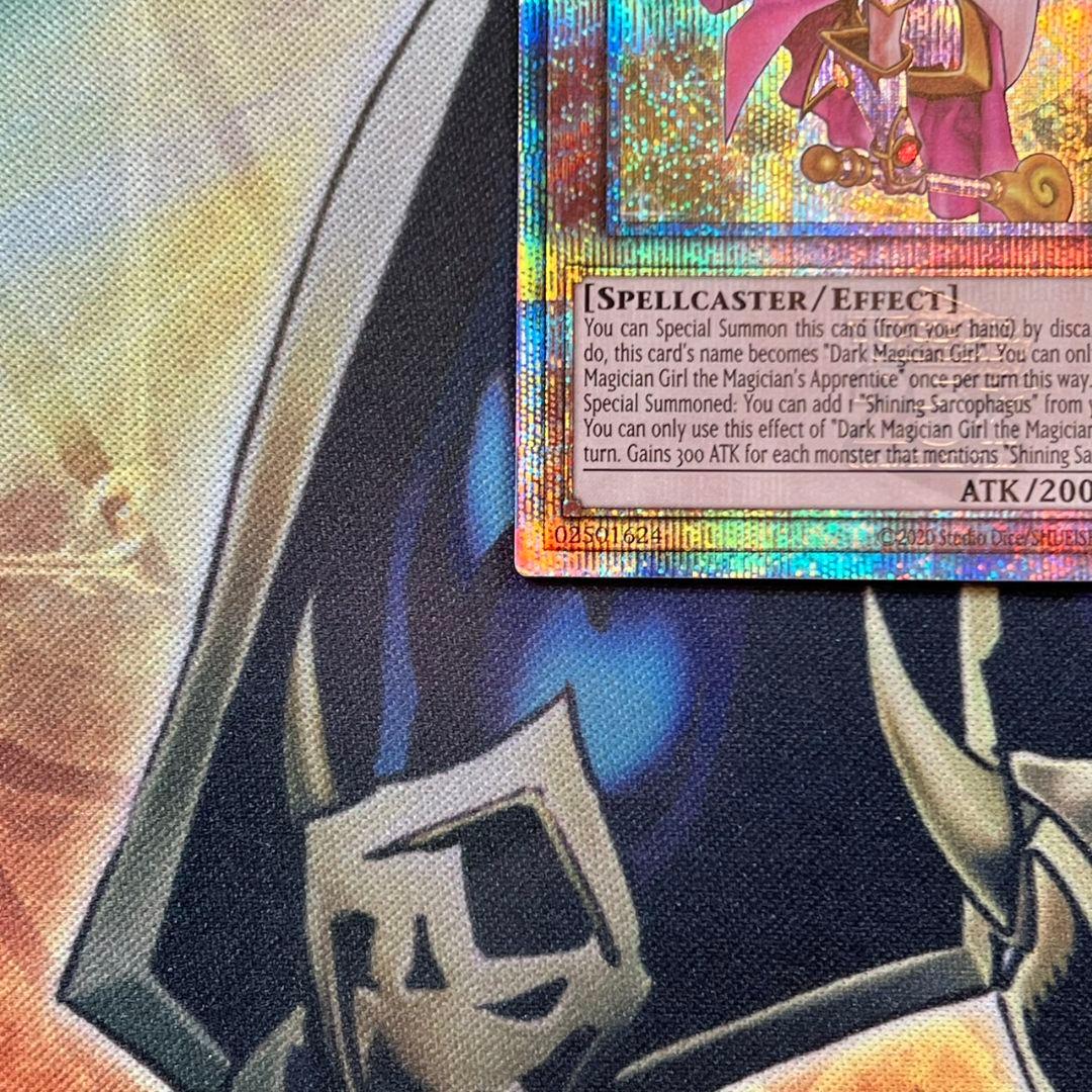 遊戯王 アジア英語 魔術師の弟子-ブラックマジシャンガール 25thシク