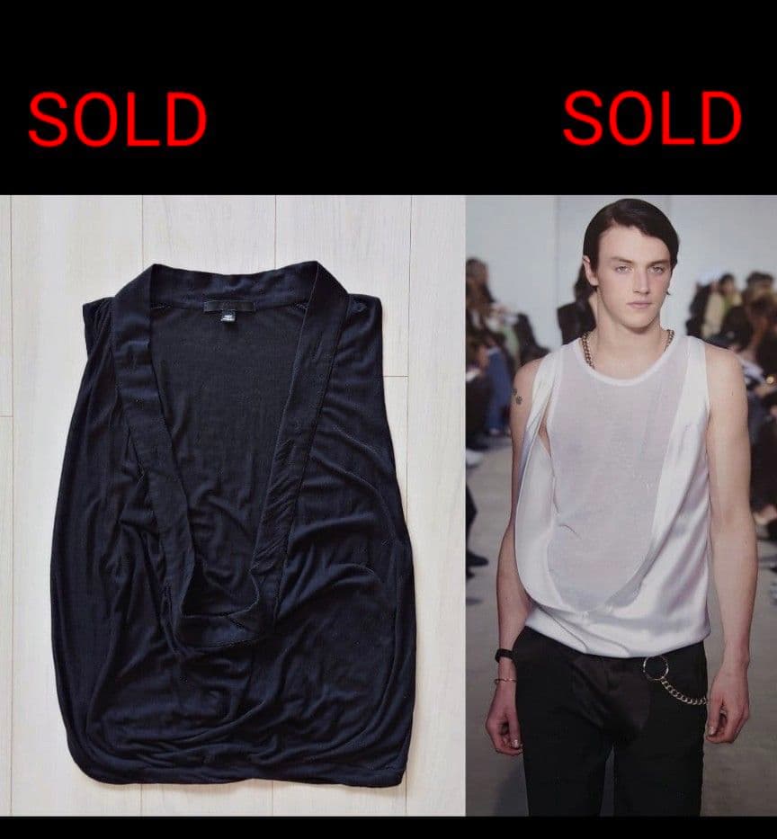 HELMUT LANG 2004 アシンメトリー ジレ ベスト 本人期 - メルカリ