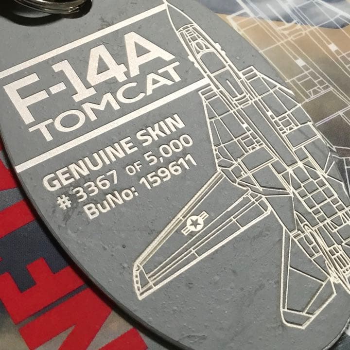 F-14 PLANETAGS TOPGUN 戦闘機　フライトタグ　キーホルダー