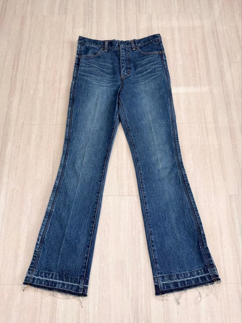 最終値下げ❗️TOGA PULLA/トーガプルラ デニムフレアパンツ