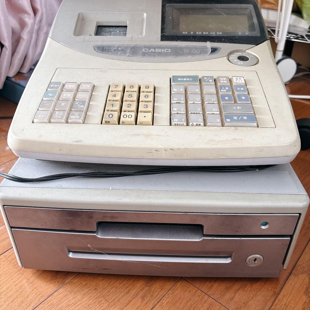 CASIO TE-120 レジスター - メルカリ