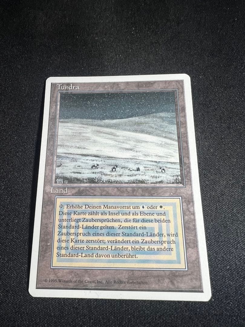 tundra ドイツ語版　3ED MTG デュアルランド 2026年最新】tundra mtgの人気アイテム - メルカリ