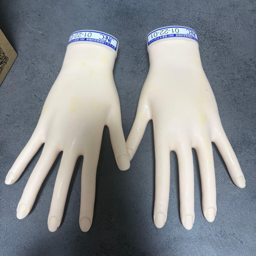 ネイル ネイル検定　認定ハンド✖️2つ