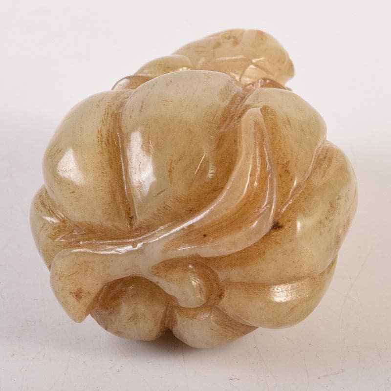 中国 玉石彫刻 寿老人 根付 C 7930E - メルカリ