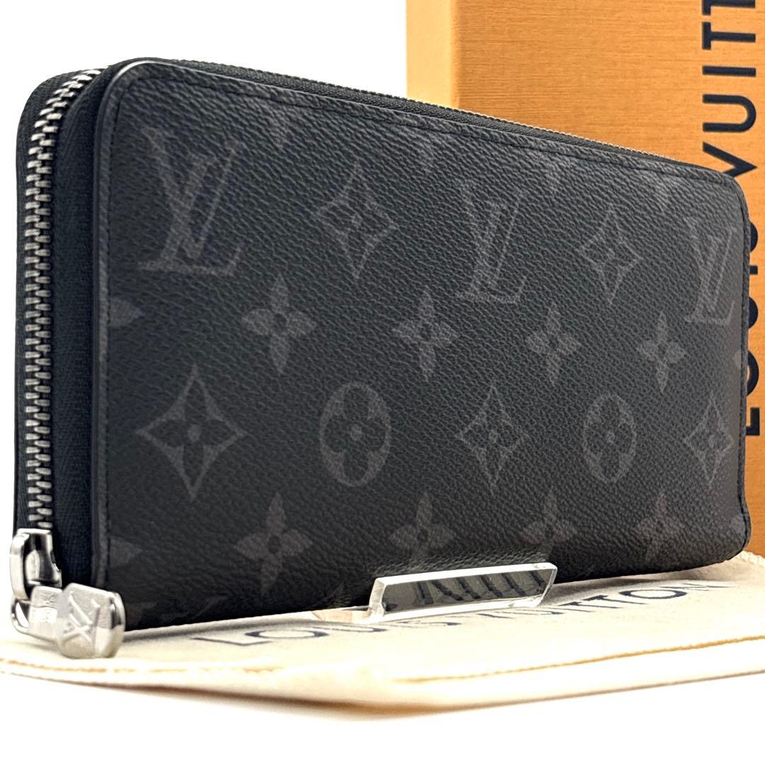未使用保管品◆ルイヴィトン ホリゾンタル モノグラム エクリプス 長財布