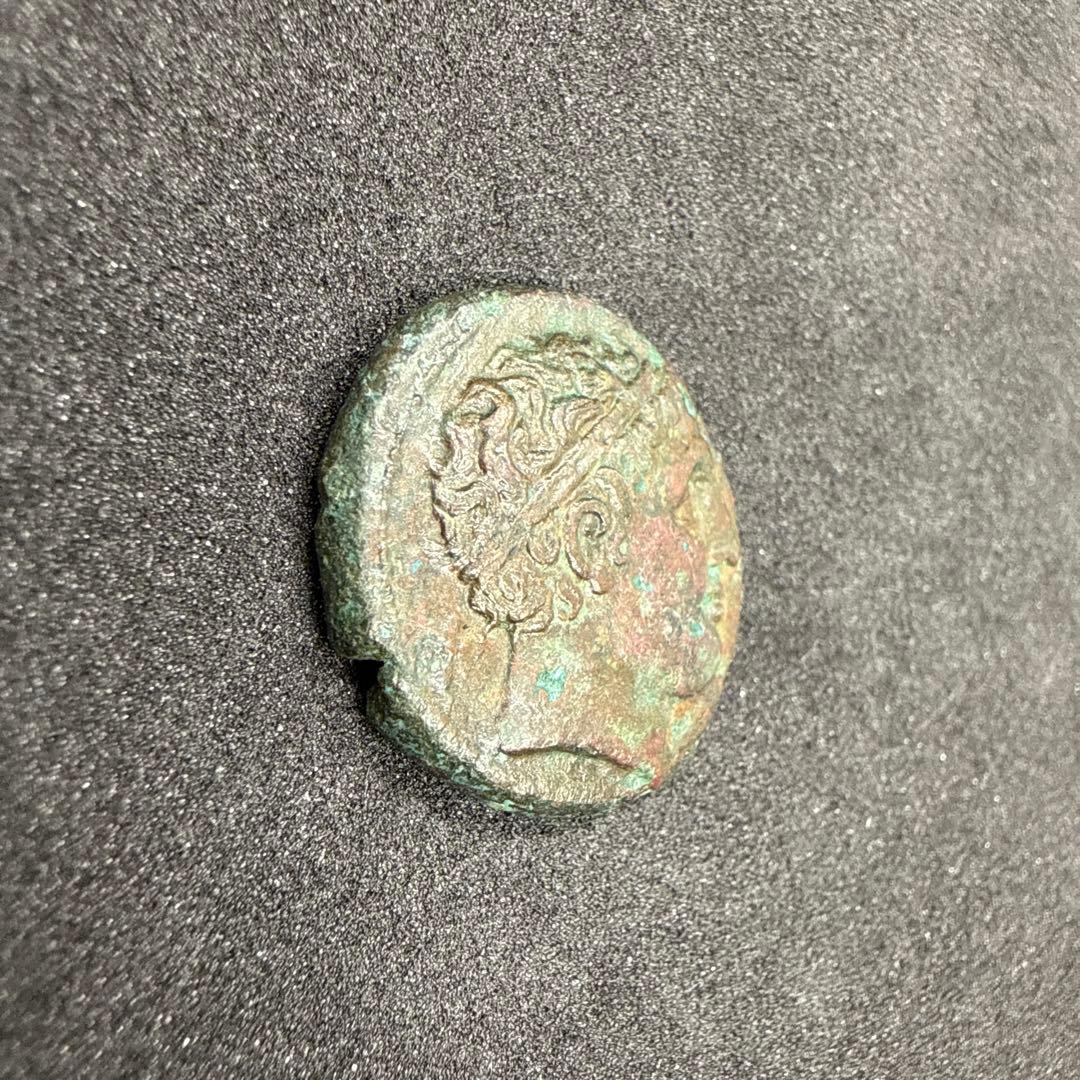 希少】 シラクーサ アガトクレス 青銅 AEリトラ 古代コイン