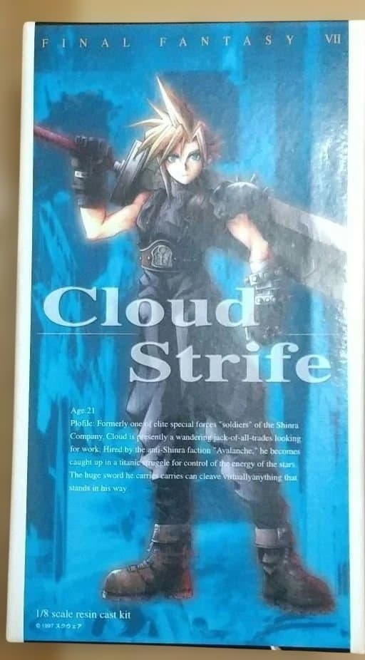 【内袋未開封】FF7 クラウドストライフ コトブキヤ1/8レジンキット ファイナルファンタジーVII リバース PLAY ARTS真 クラウド・スト