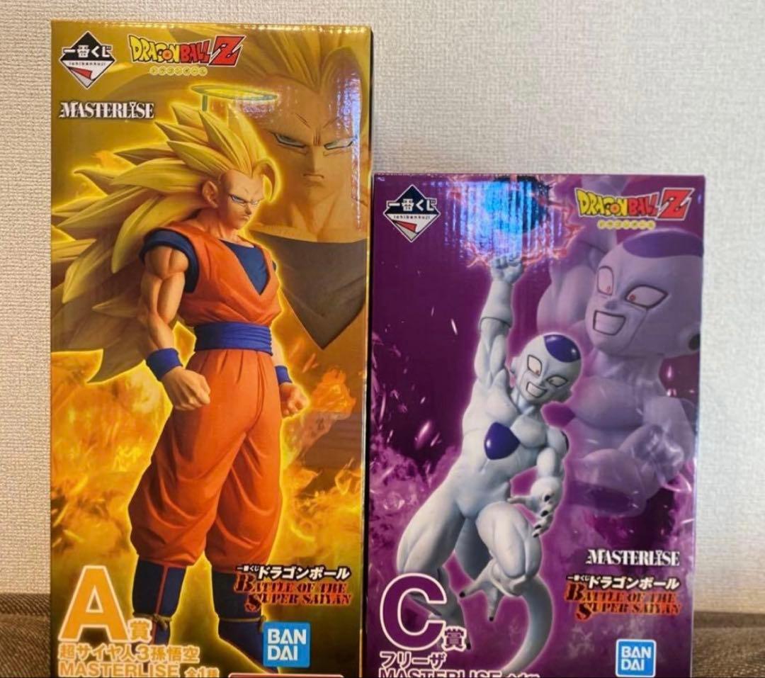 ドラゴンボール 一番くじ A賞 超サイヤ人3孫悟空 C賞フリーザ