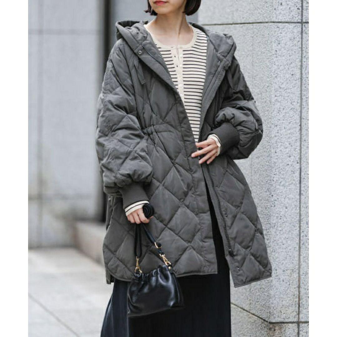 アーバンリサーチ キルティングドロストダウンコート ゆったり オーバーサイズ