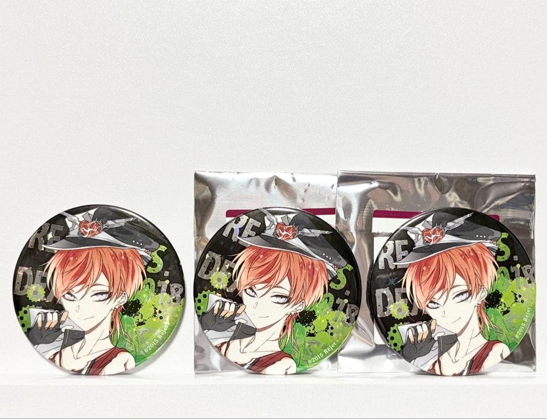 ディアヴォーカリスト エーダッシュ 缶バッジ 3個セット ホロのみ