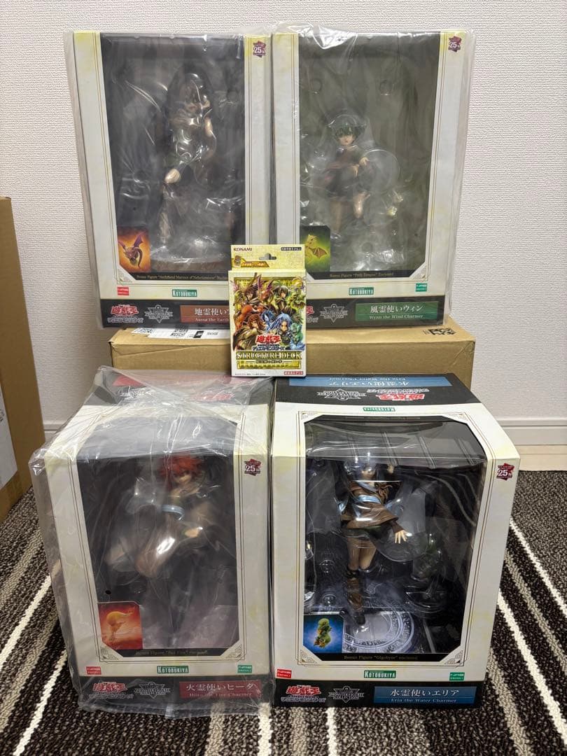 遊戯王 霊使い フィギュア４体セット　オマケ付き KOTOBUKIYA