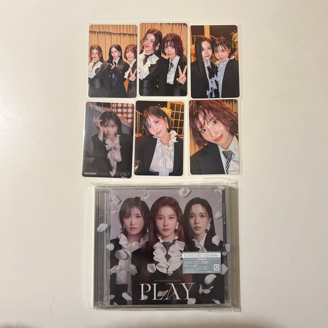 MISAMO PLAY 初回限定盤B モモ トレカ セット - メルカリ