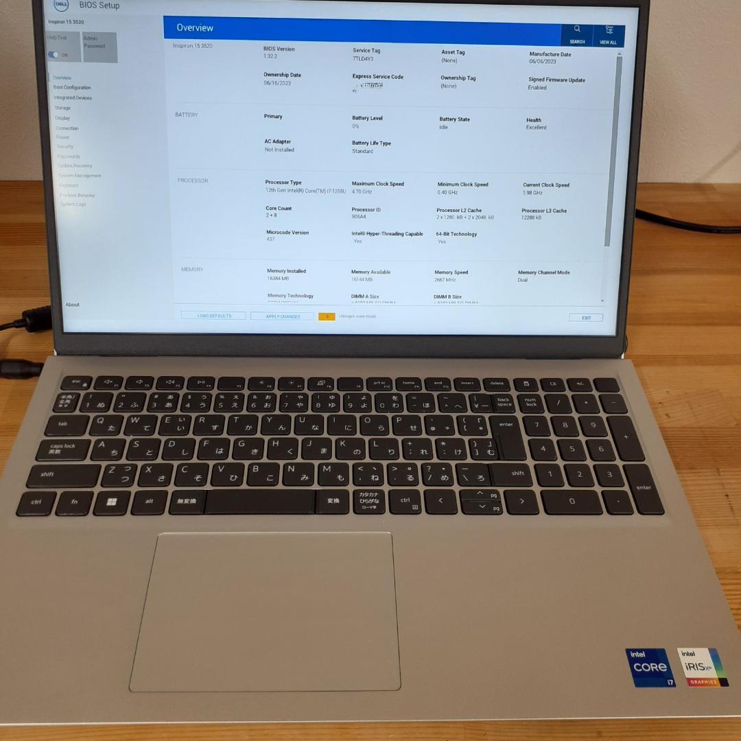 y*⸍様 80L0116-10　DELL Core i7 メモリ16GB ノート