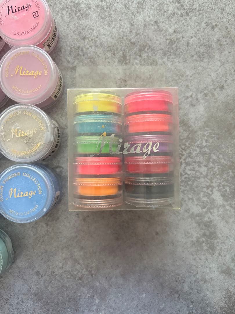 Mirage ネイルアート用パウダー 39個セットアクリルパウダー - メルカリ