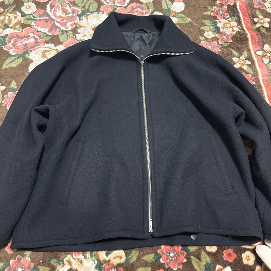 YOKE ブラック ジップアップジャケット