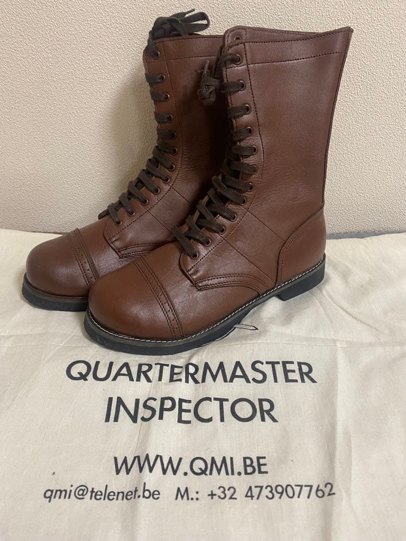 米陸軍空挺部隊半長靴　ジャンプブーツと黒いブーツの2足セット