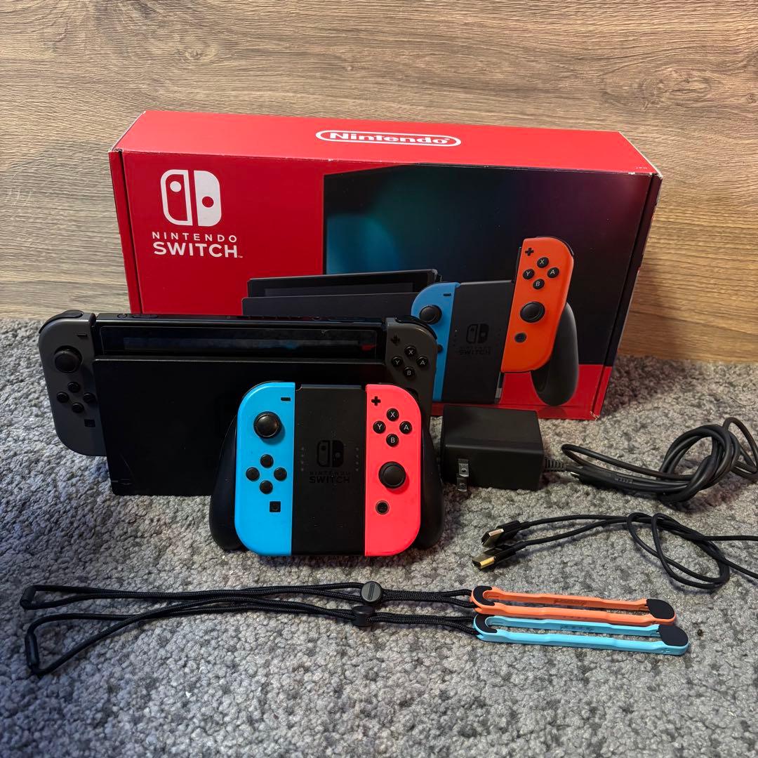 Nintendo Switch 本体　グレー、ネオンブルー/レッド Nintendo Switch 本体 (ニンテンドースイッチ) 【Joy-Con (L) ネオン