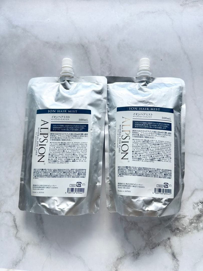 ALPSION アルピジョン イオンヘアミスト 500ml×2