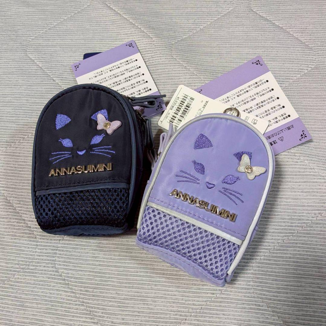 【新品】　アナスイミニ　マルチケース　セット　ねこ