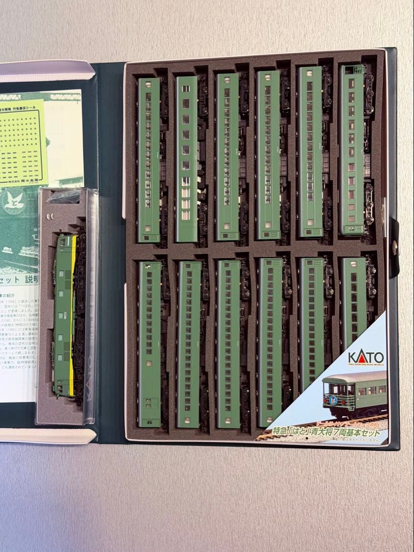 u*5様 【値下げ】KATO EF58青大将+特急はと青大将基本7両増結5両 KATO Nゲージ】EF58青大将+特急はと基本セットとスハ44系特急つばめ