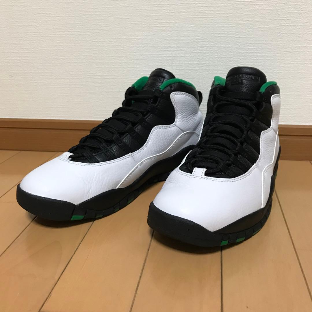 【エアジョーダン10 】AIR JORDAN 10 シアトル グリーン