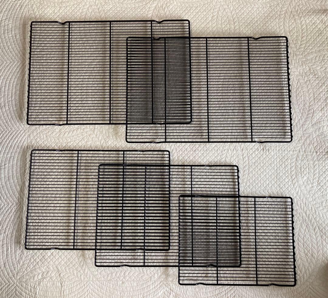 安全ワイヤーすのこ 黒 5枚セット　S1枚 M2枚 L2枚　パン屋ベーカリー陳列