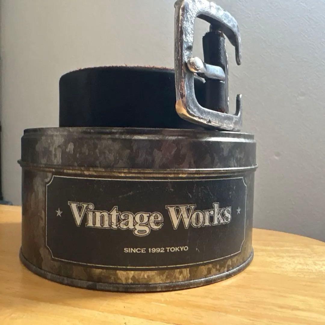 小物 Vintage Works DH5536 Vintage Works」ヴィンテージワークス Cバックル レザーベルト DH5536
