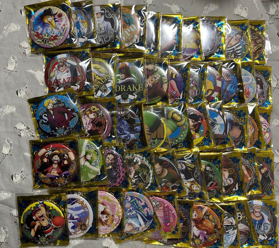 ONE PIECE 輩 缶バッジ WORLD 全100種 コンプリート