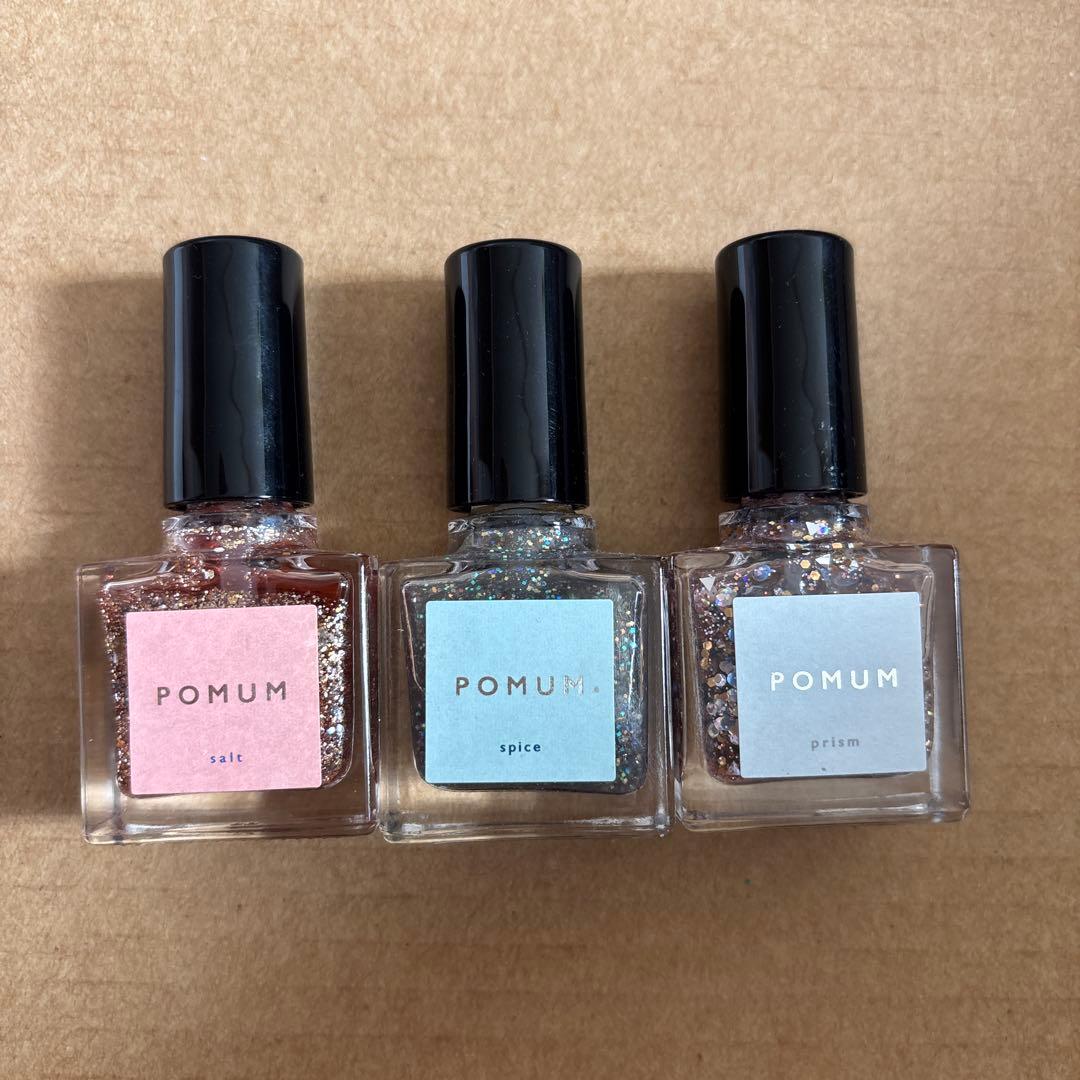 【匿名配送】POMUM　ポームム　ネイルポリッシュ　3本セット POMUM ポームム ネイルポリッシュ 10ml 11本 PNA 17,18,19,22,23,29,30
