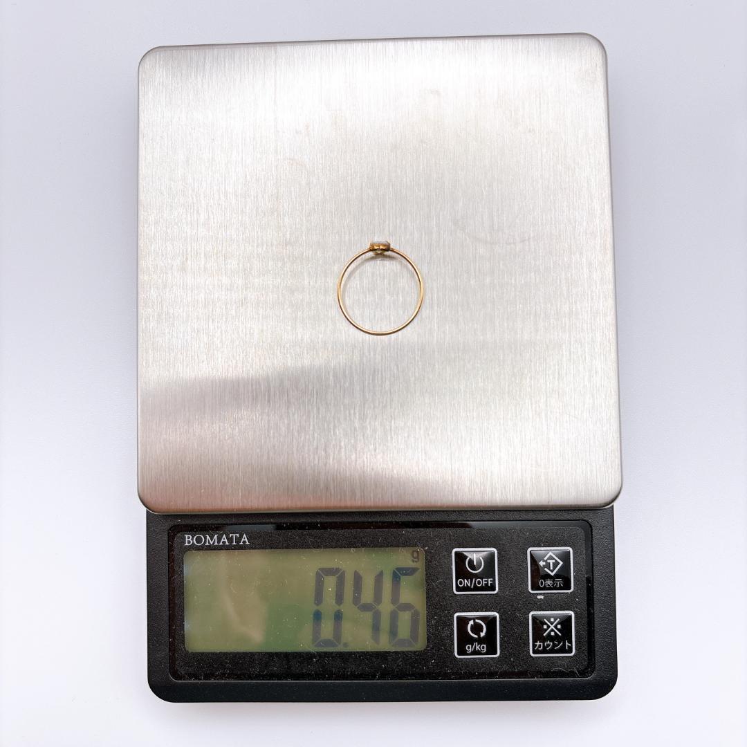 ル*ナ様 【agete】K10ゴールド 細身華奢シンプルティアドロップ 色石