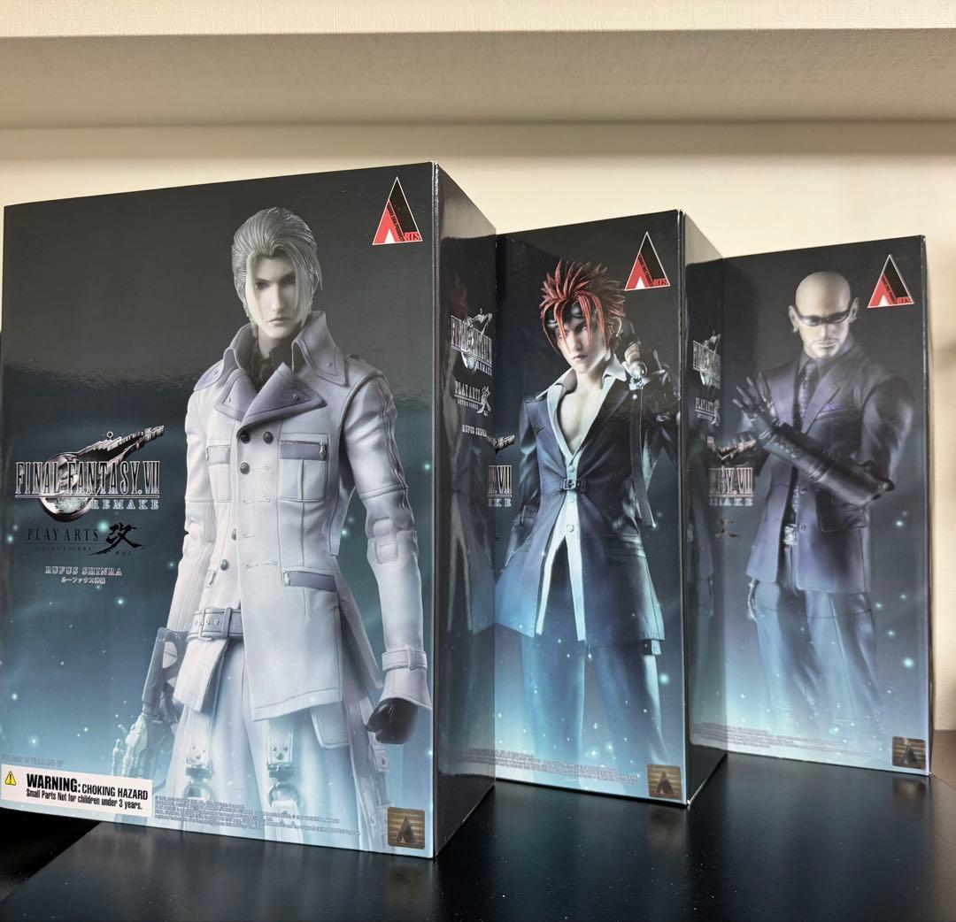 プレイアーツ改　ファイナルファンタジーⅦ レノ　ルード　ルーファウス　FF7
