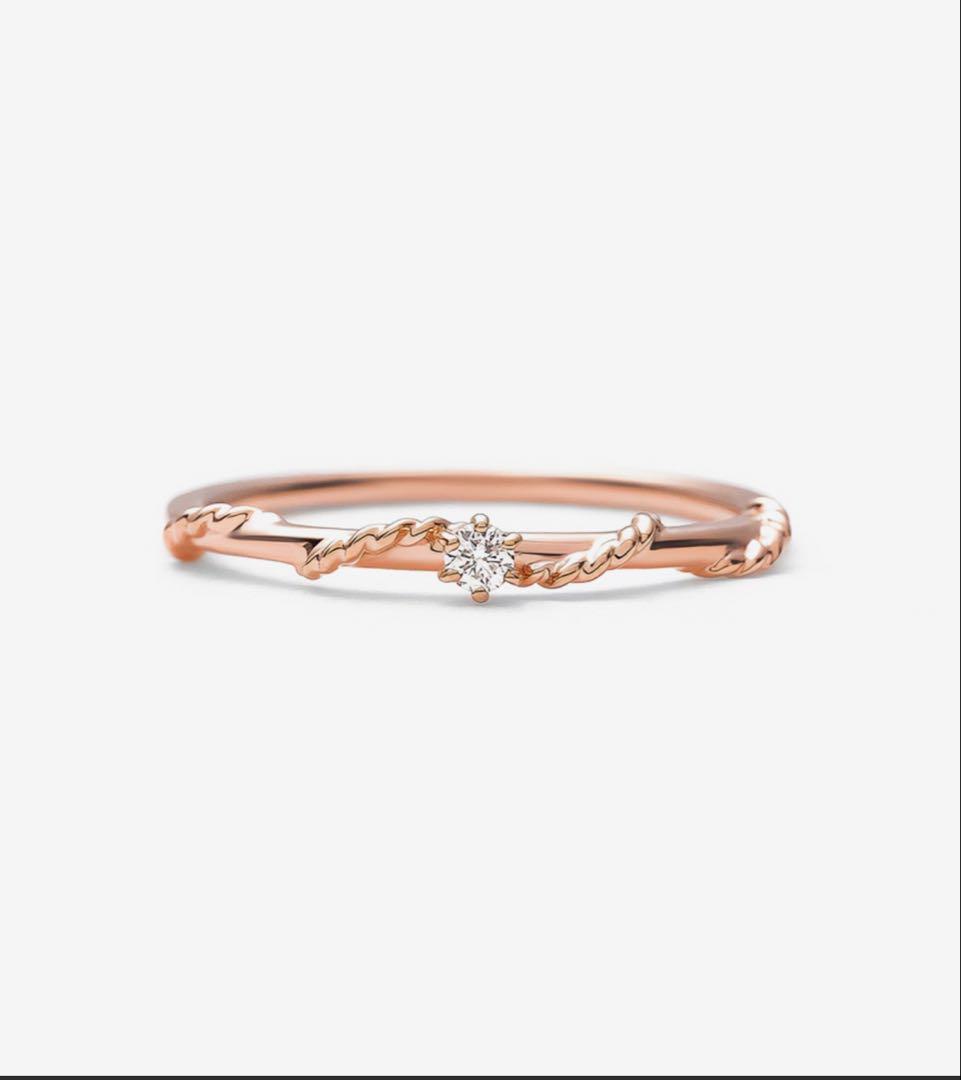 エステール ピンクゴールドリング web限定