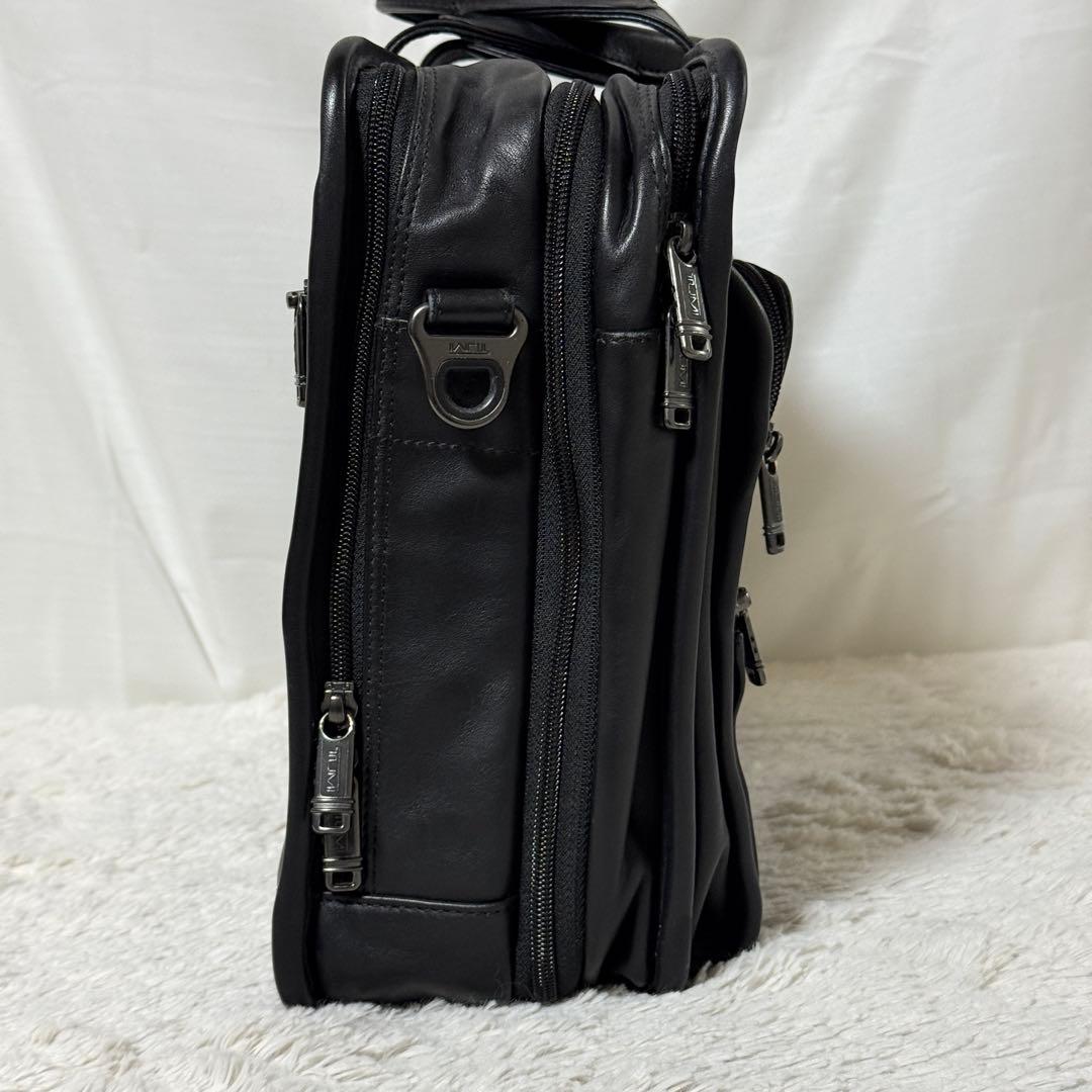 極美品✨トゥミ アルファ ブリーフケース 2way レザー 黒 96141D4