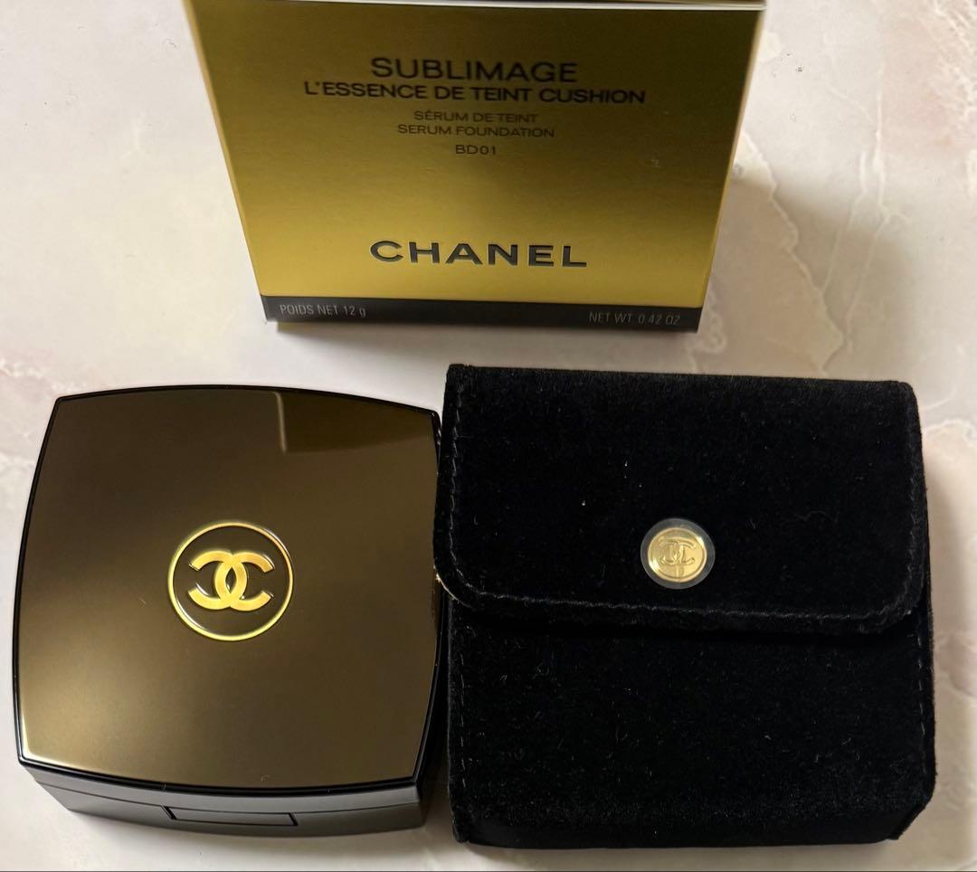 先着1名CHANELサブリマージュレサンスドゥタンクッション BD01ファンデ♡