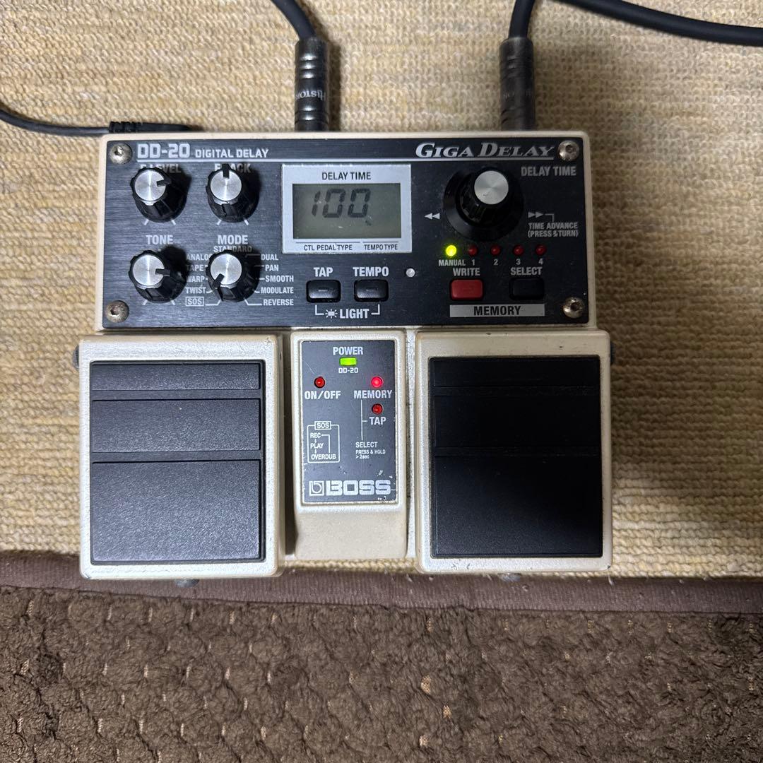 BOSS DD-20 デジタルディレイ　箱付き