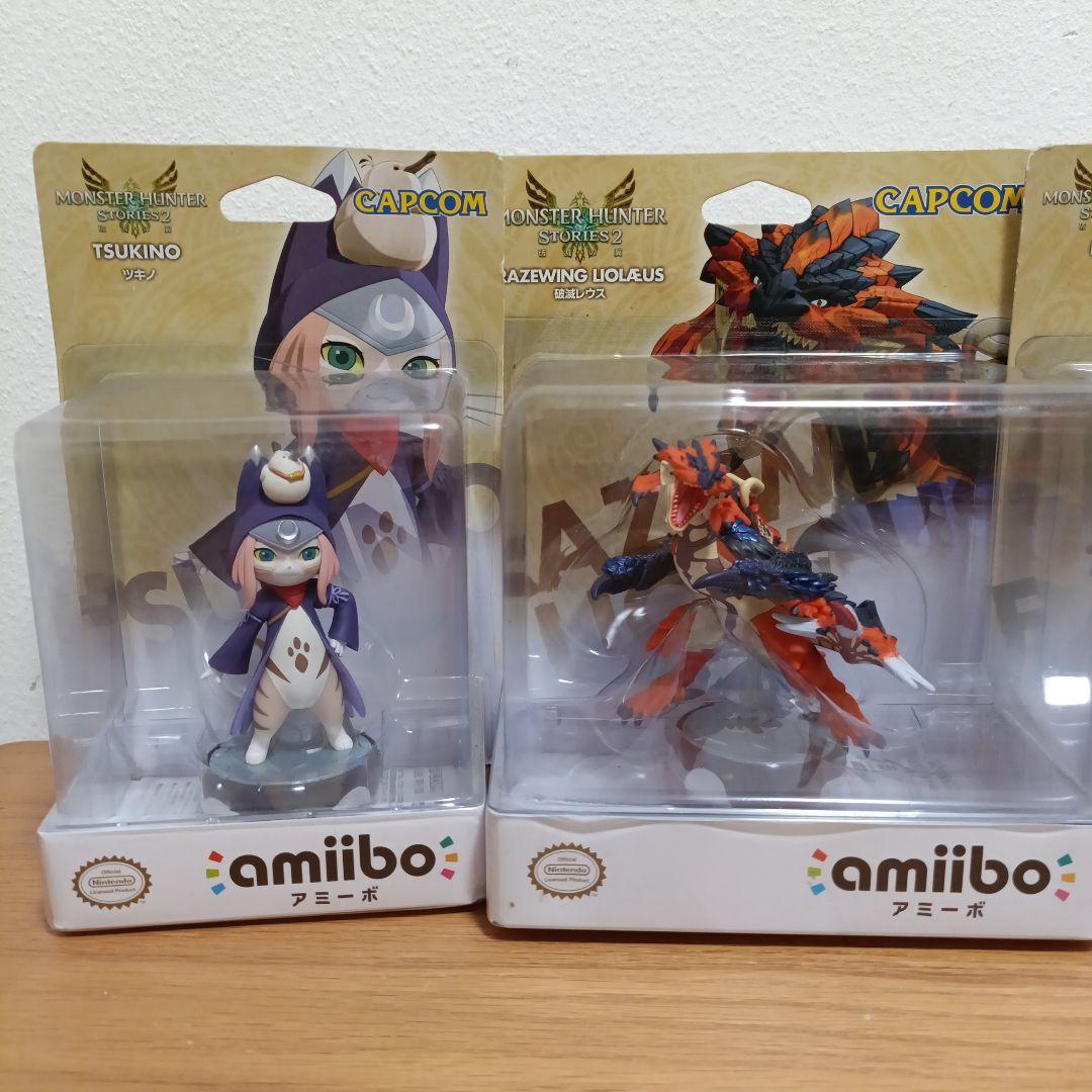 新品】amiibo アミーボ モンスターハンターストーリーズ2 3種類セット