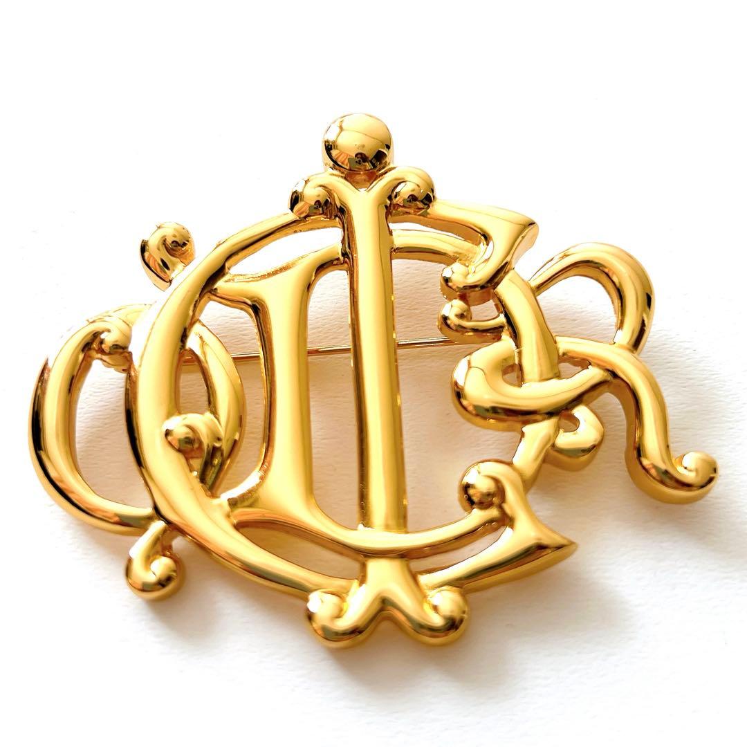 【未使用級】クリスチャンディオール ブローチ エンブレム