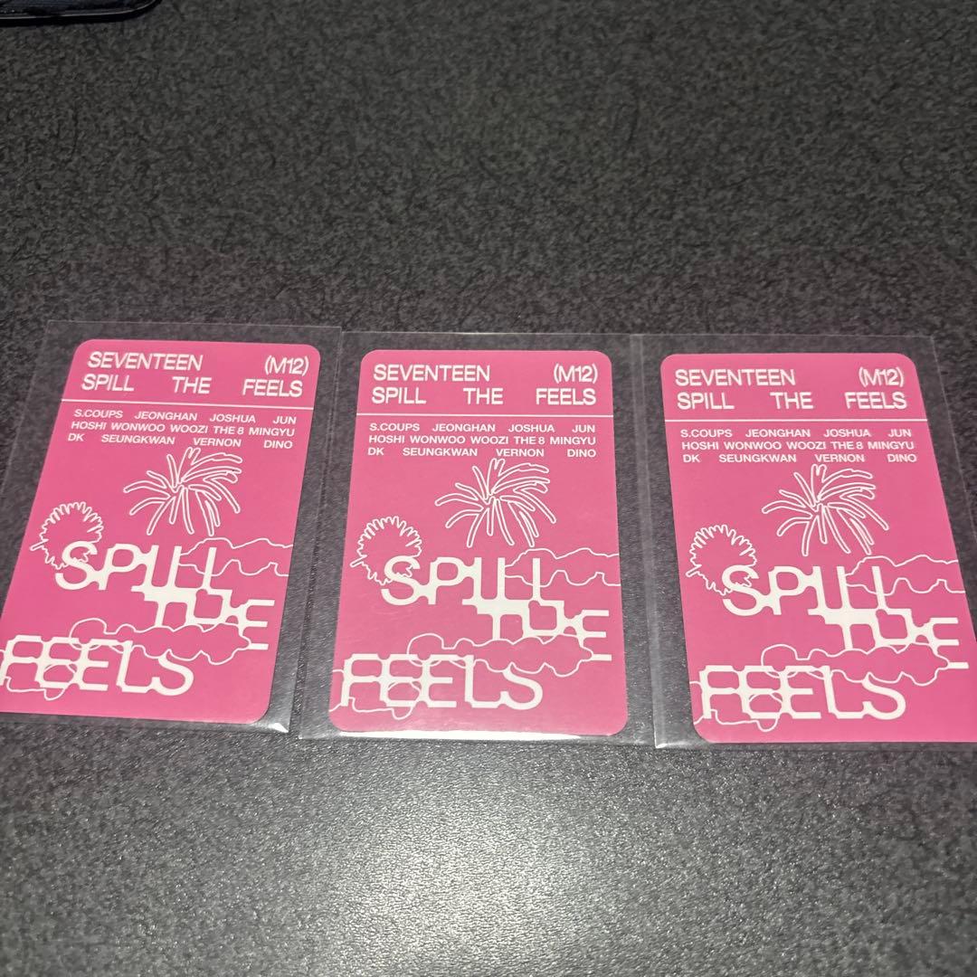 ウジ トレカ SEVENTEEN SPILL THE FEELS - メルカリ