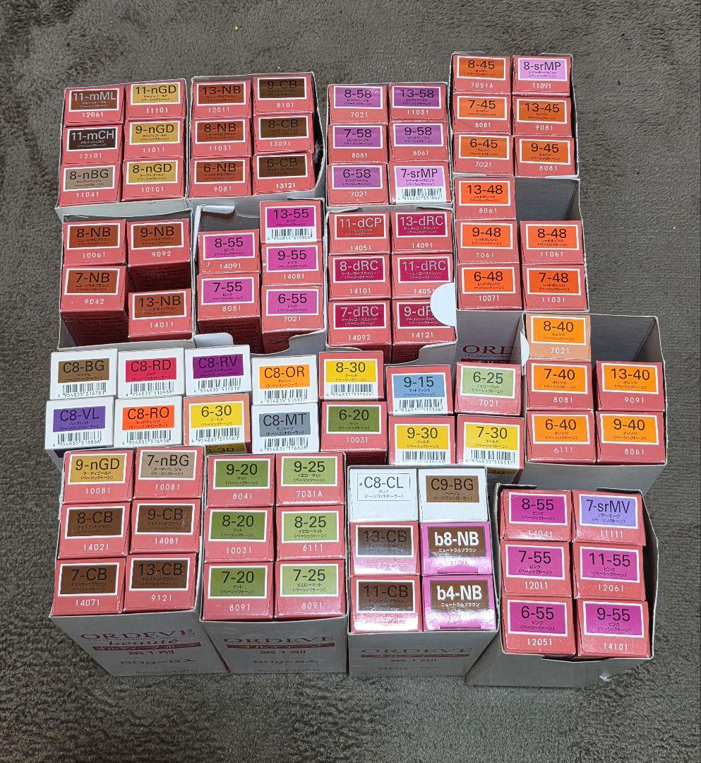 ミルボン　カラー剤 新品　87本　カラーリング剤　オルディーブ