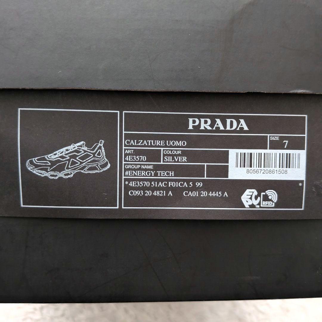 極美品 箱付 近年モデル】プラダ 4E3570 コリジョンクロス スニーカー
