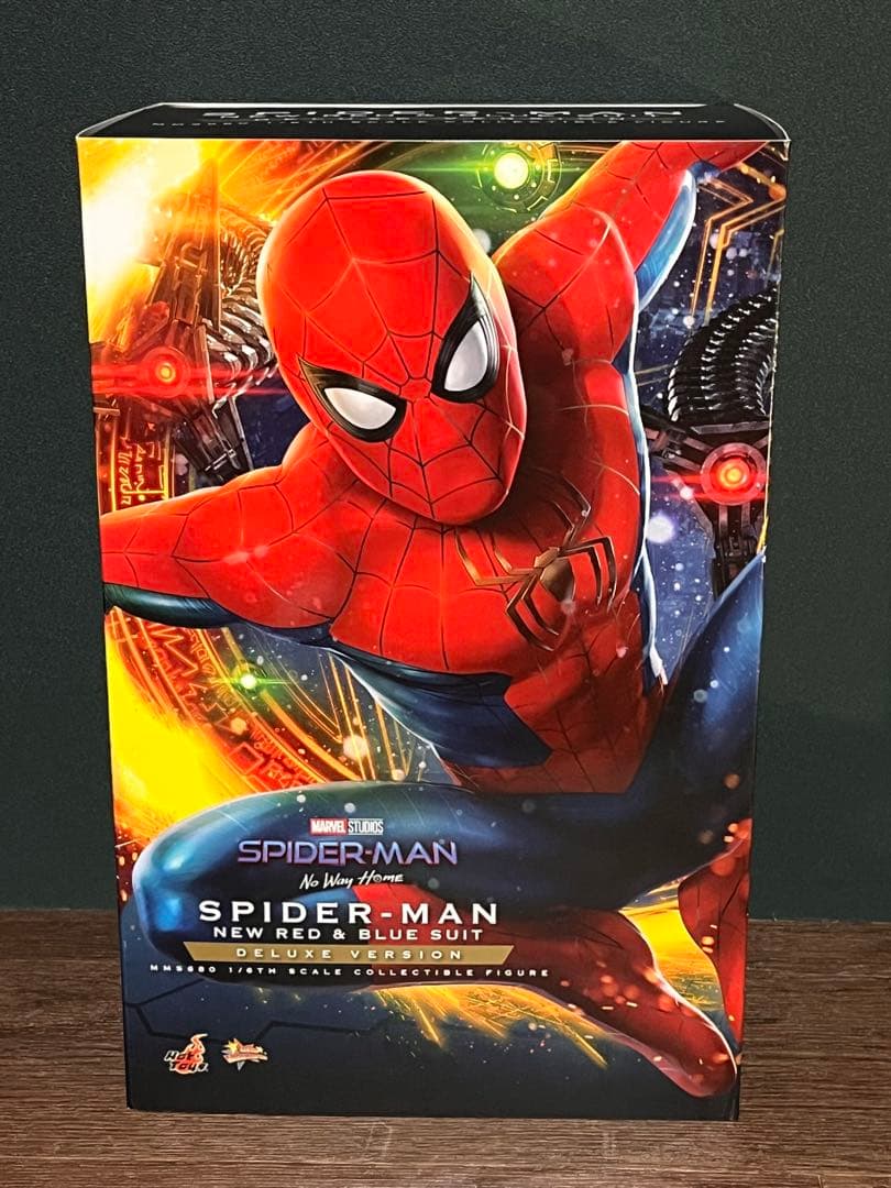 ホットトイズ　スパイダーマン　ニューレッド&ブルースーツ　デラックス版　匿名配送