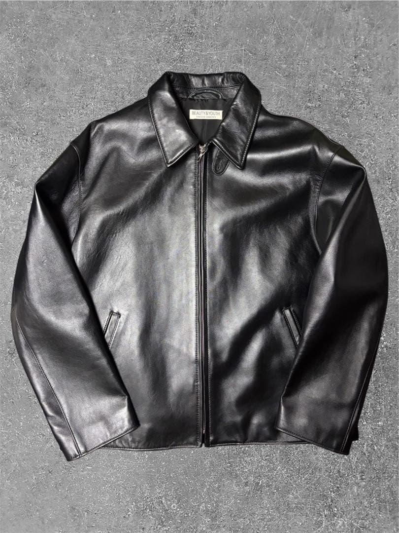 NZ シープ レザー ブルゾン