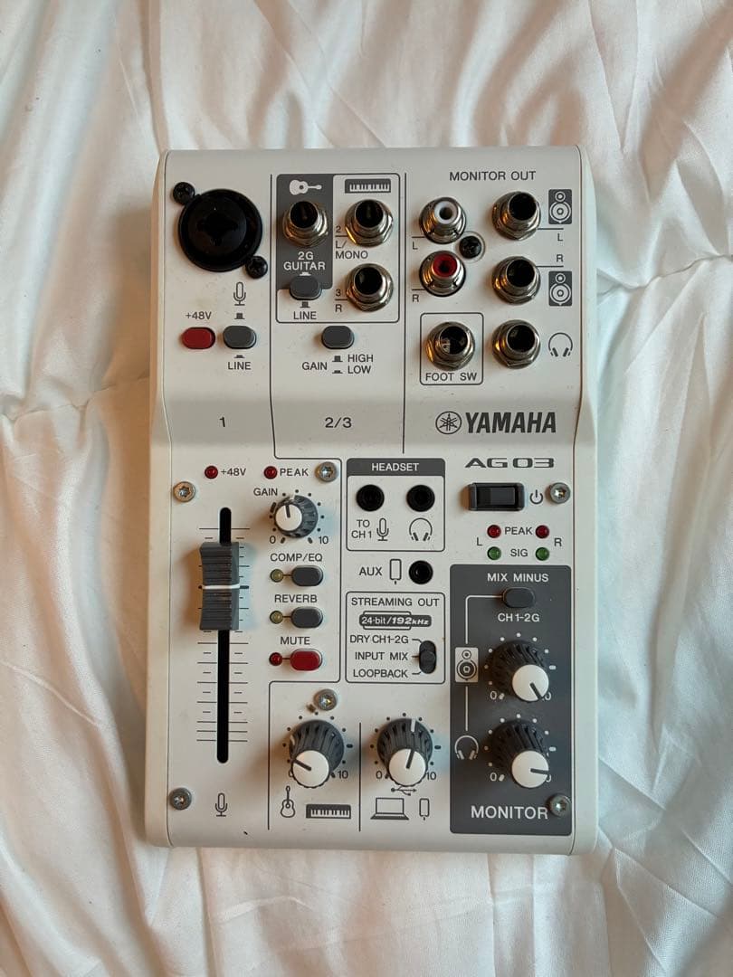 YAMAHA AG03 MK2 《オーディオケーブル付き》